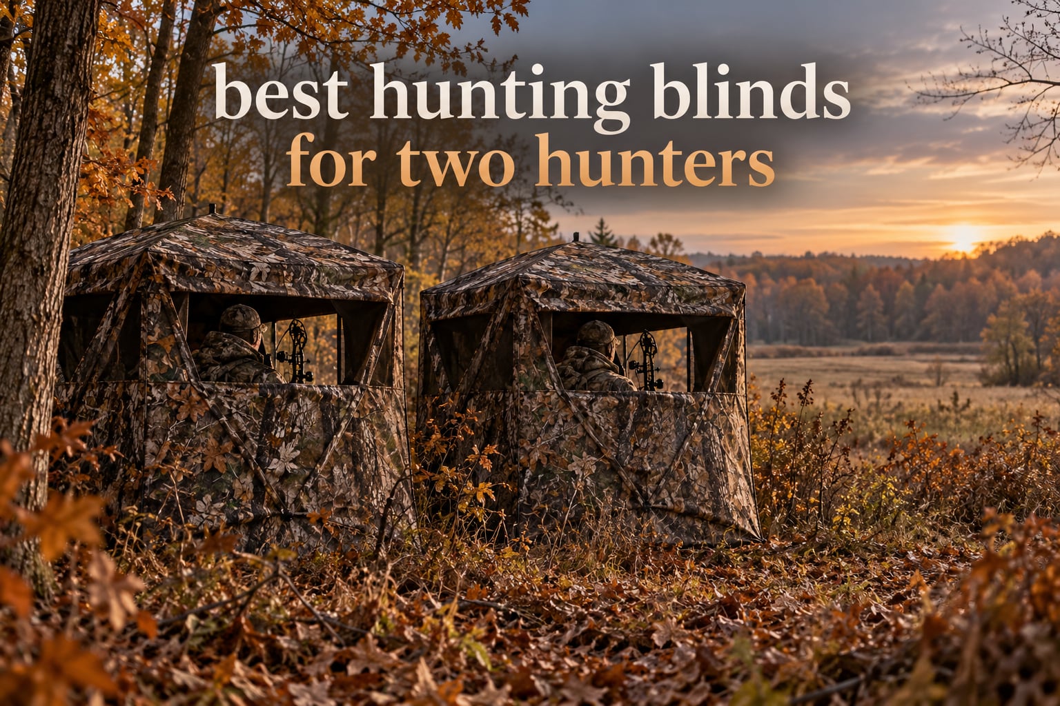 best hunting blinds for two hunters