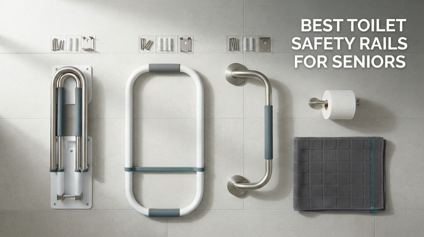 best toilet safety rails for seniors