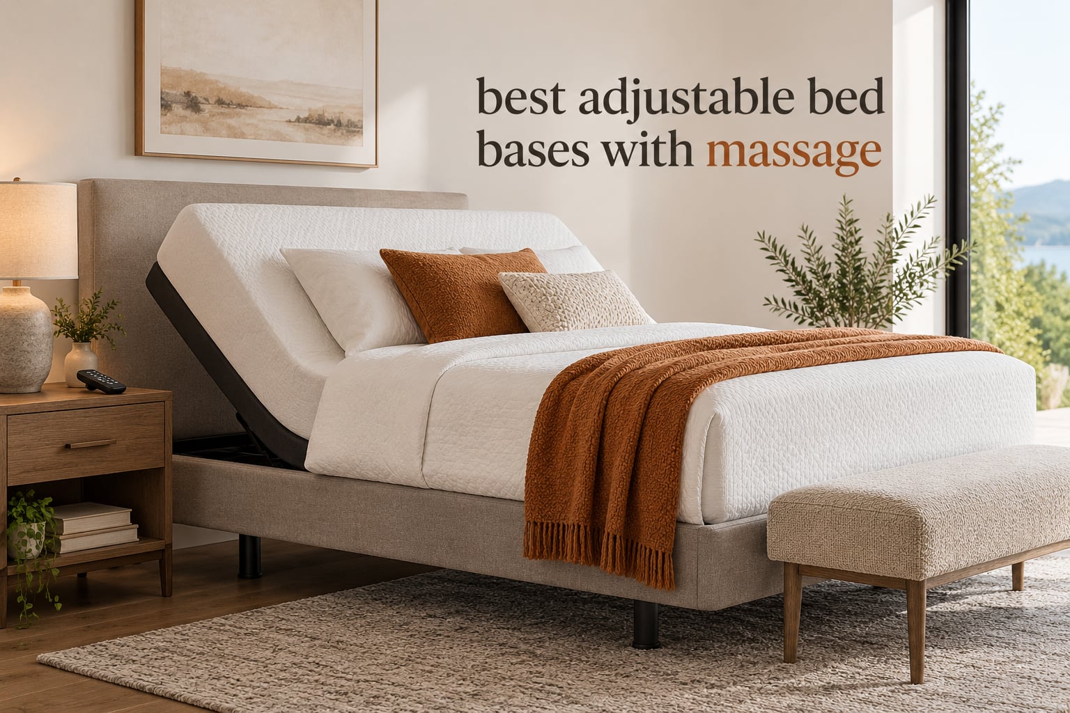 best adjustable bed bases with massage