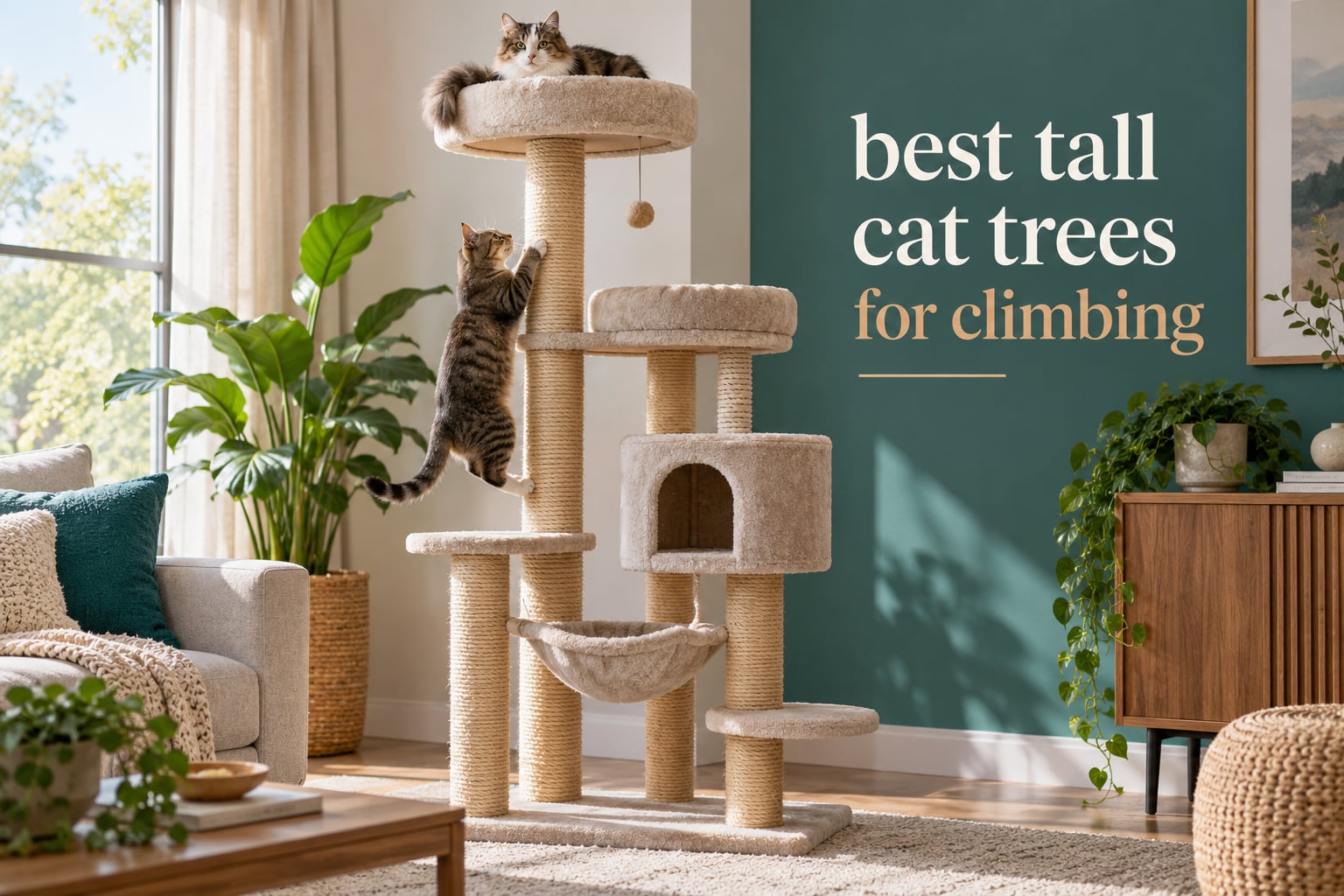 best tall cat trees for climbing