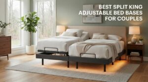 best split king adjustable bed bases for couples