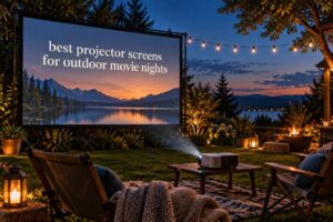 best projector screens for outdoor movie nights