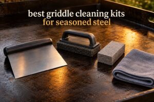best griddle cleaning kits for seasoned steel