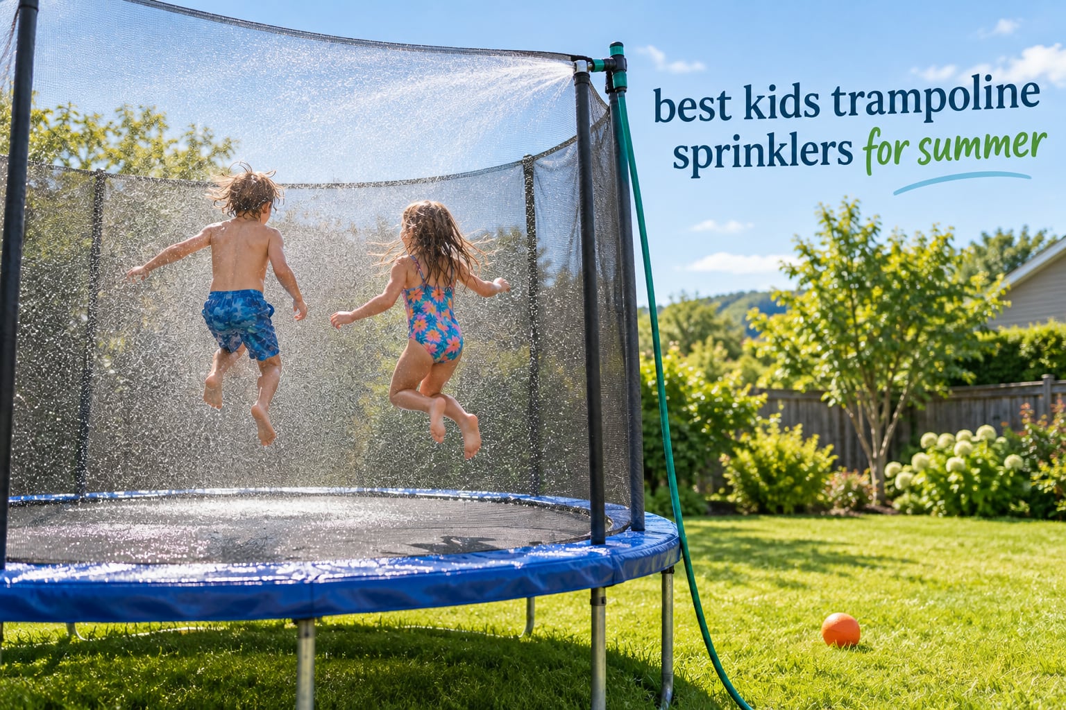 best kids trampoline sprinklers for summer
