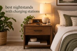 best nightstands with charging stations