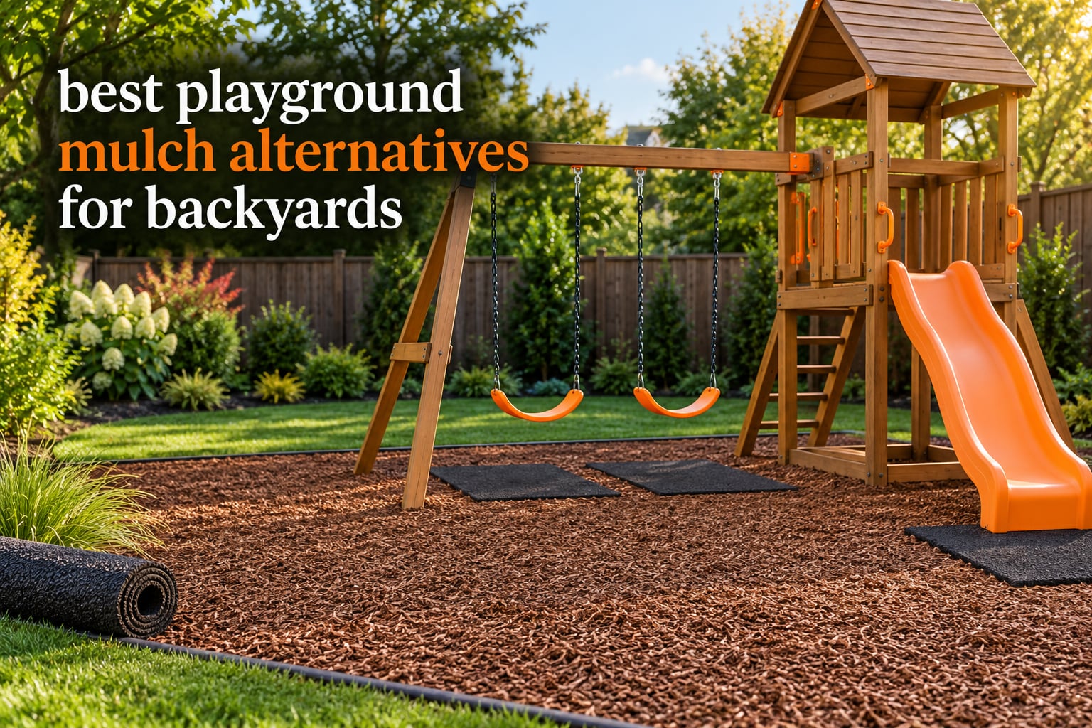 best playground mulch alternatives for backyards