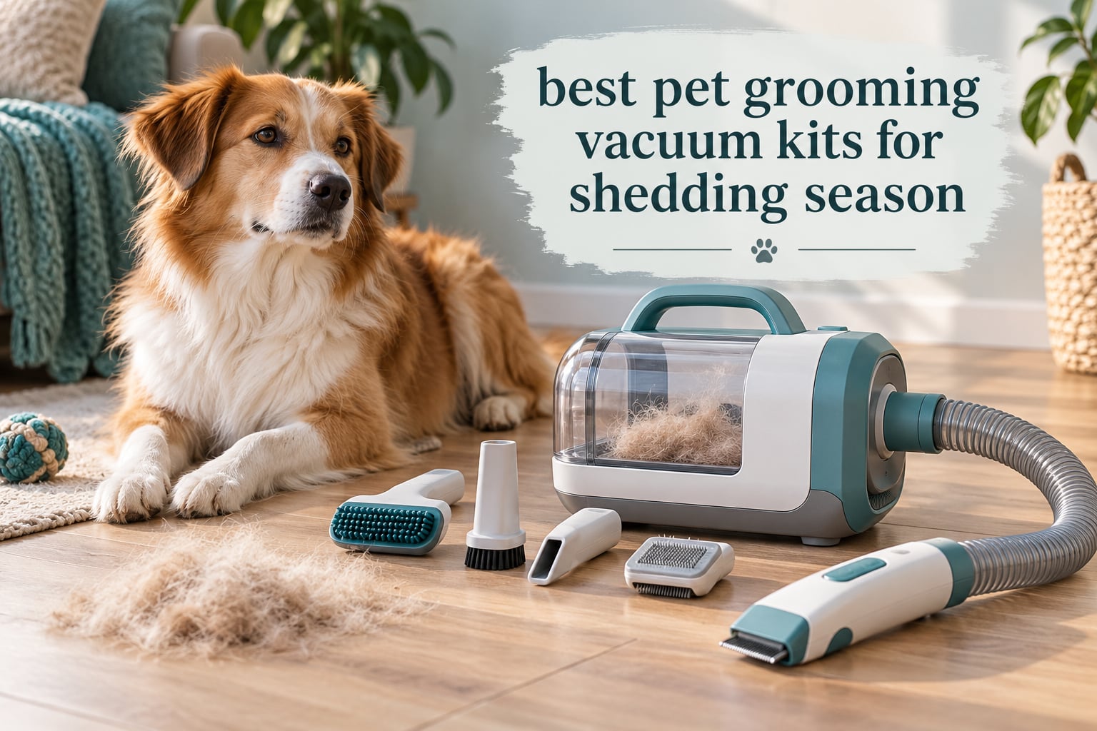 best pet grooming vacuum kits for shedding season