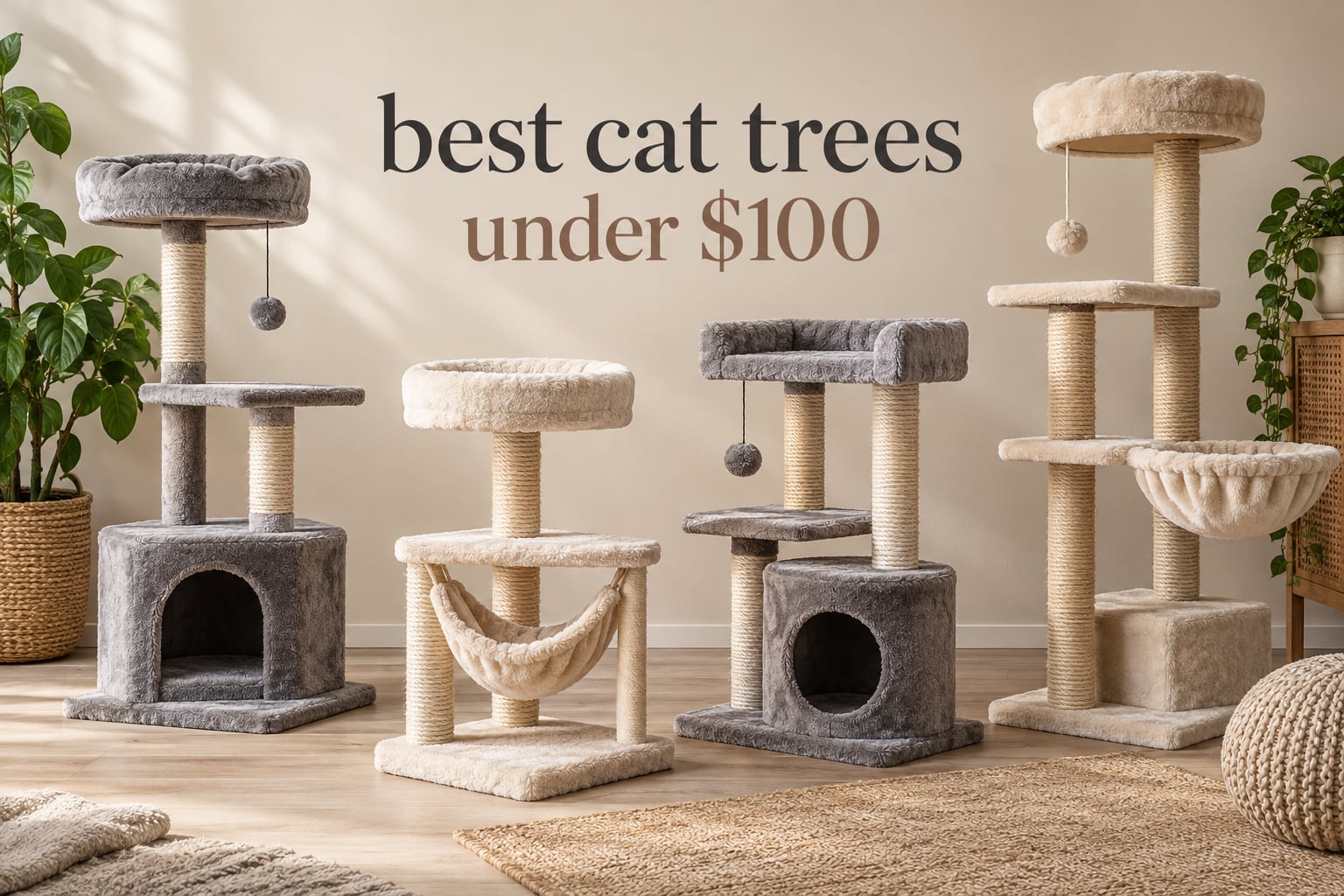 best cat trees under $100