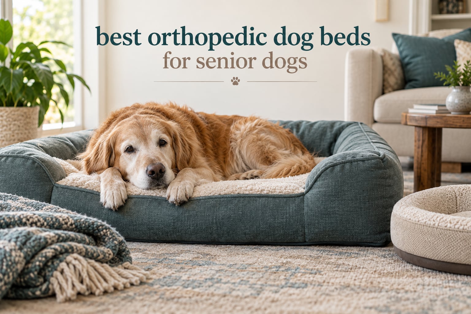 best orthopedic dog beds for senior dogs