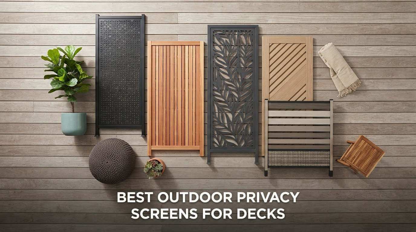 best outdoor privacy screens for decks