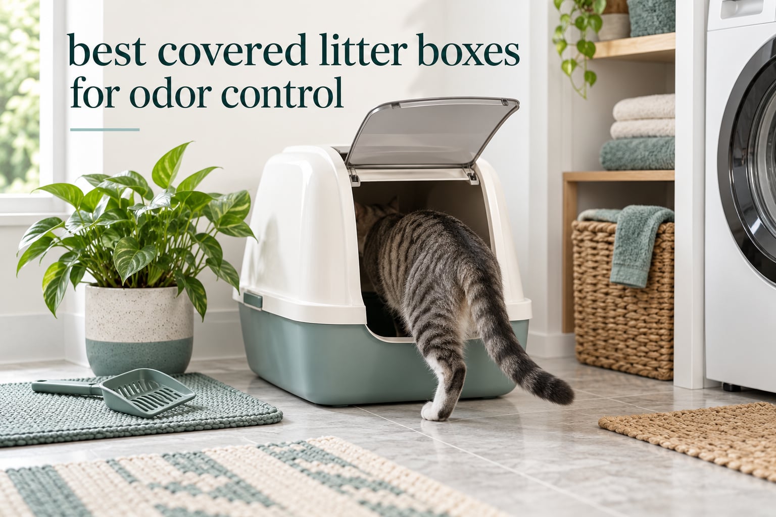 best covered litter boxes for odor control