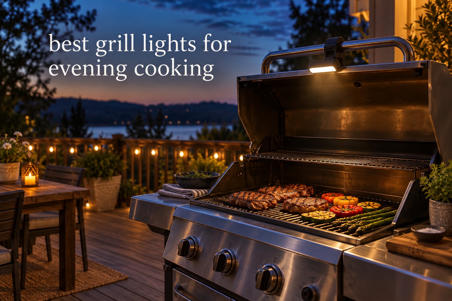 best grill lights for evening cooking