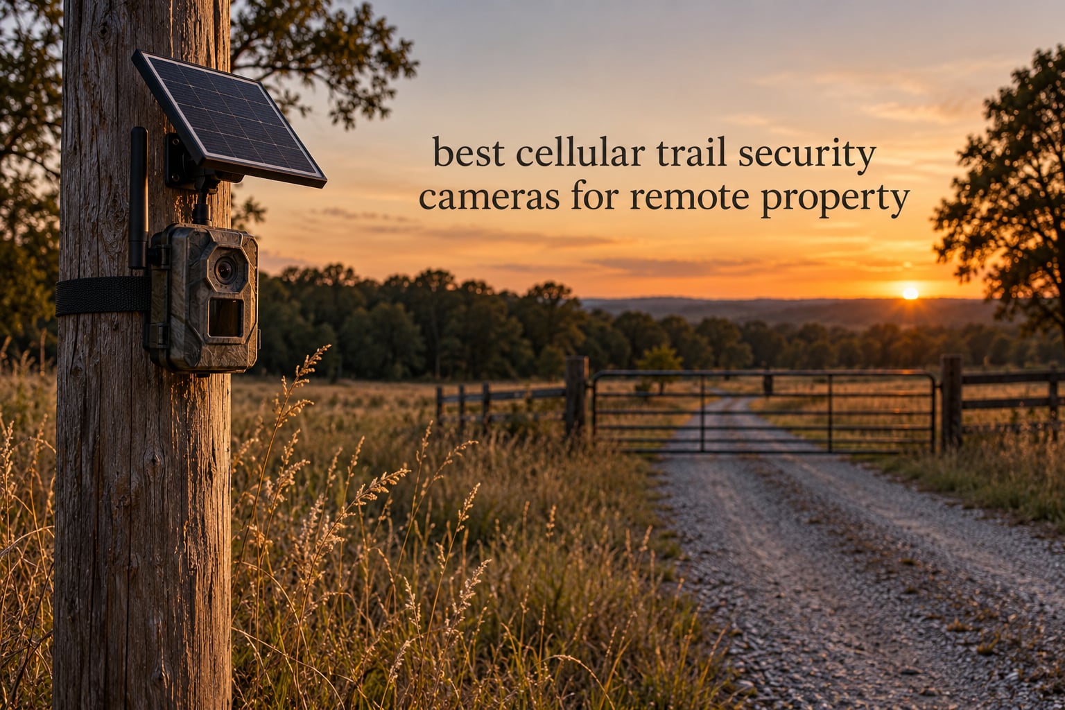 best cellular trail security cameras for remote property