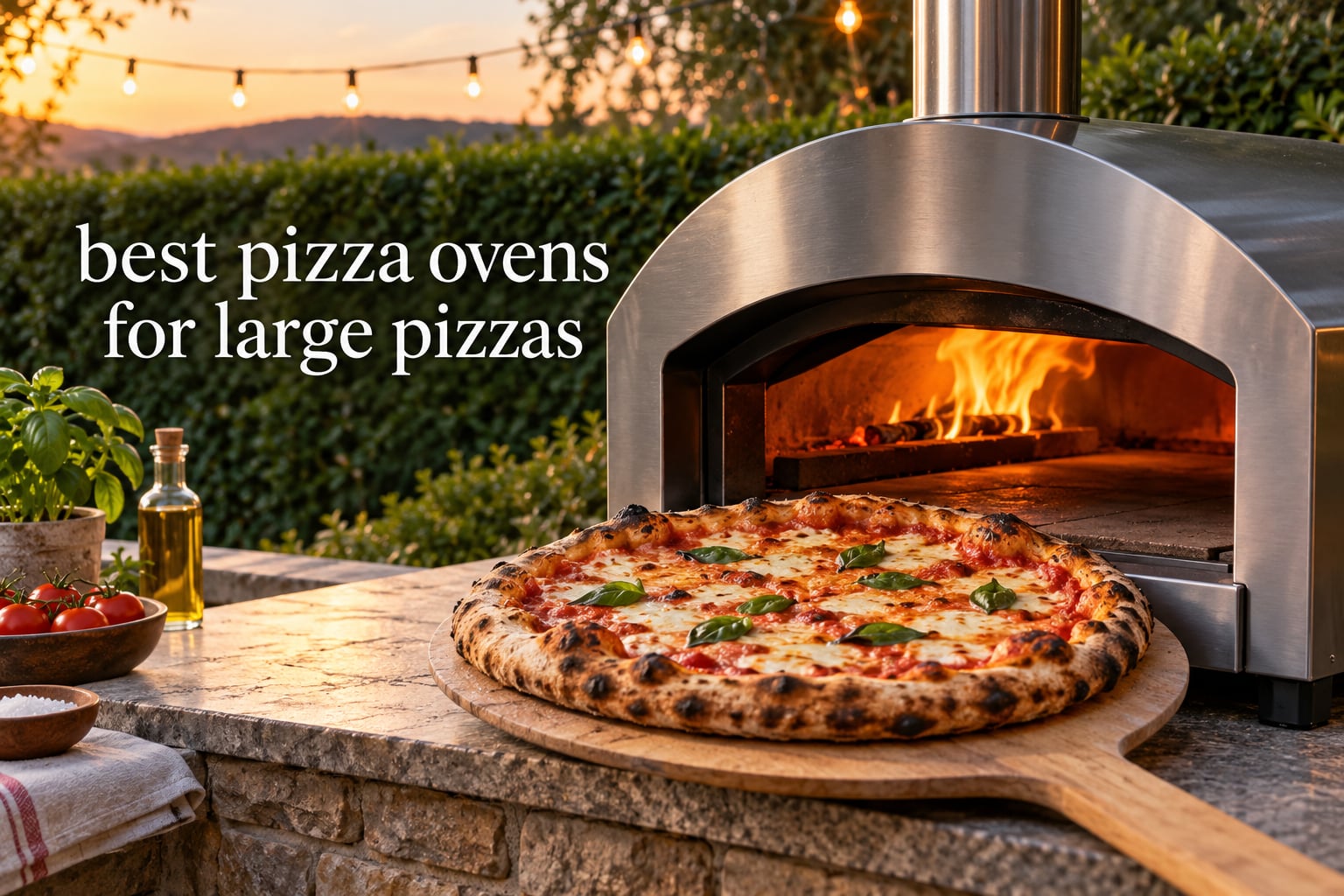 best pizza ovens for large pizzas