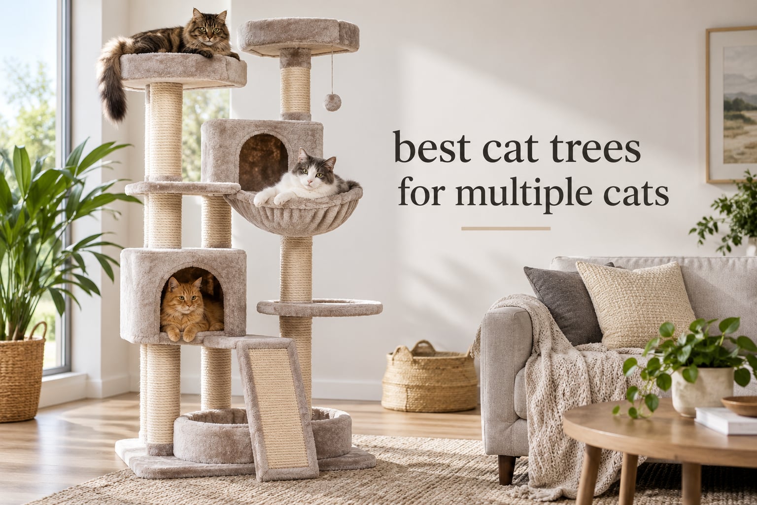best cat trees for multiple cats