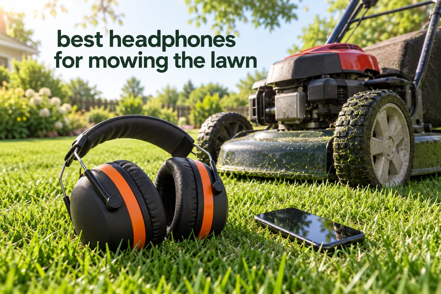 best headphones for mowing the lawn
