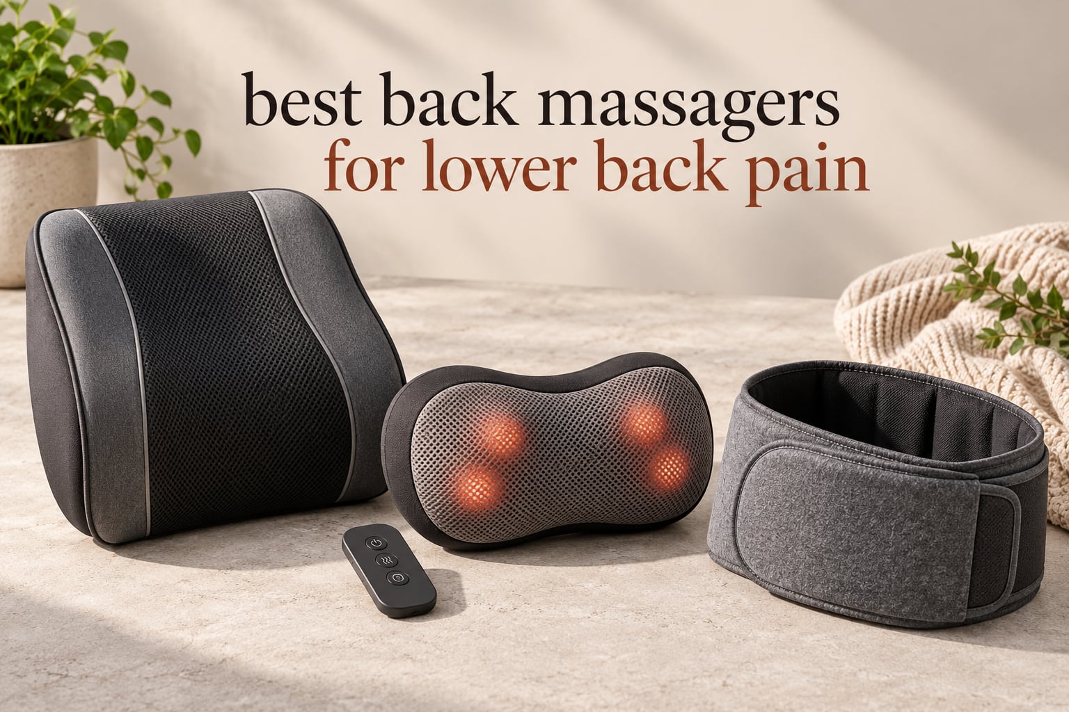 best back massagers for lower back pain