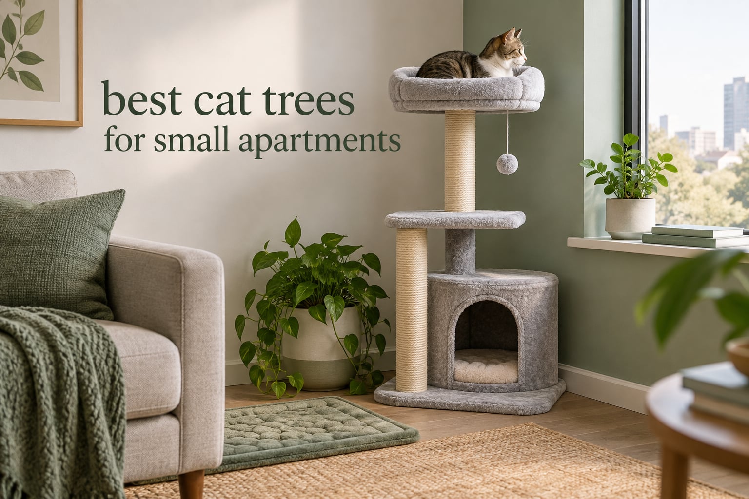 best cat trees for small apartments