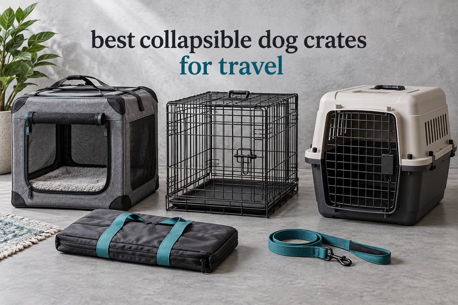 best collapsible dog crates for travel