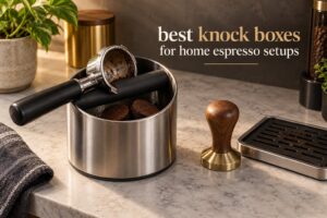 best knock boxes for home espresso setups