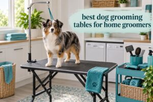 best dog grooming tables for home groomers