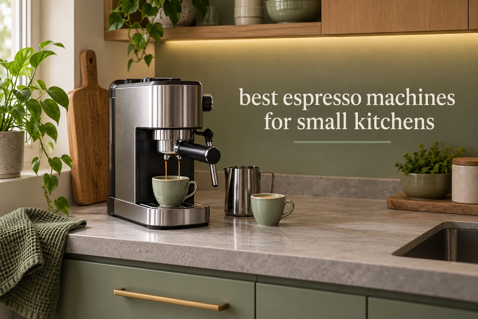 best espresso machines for small kitchens